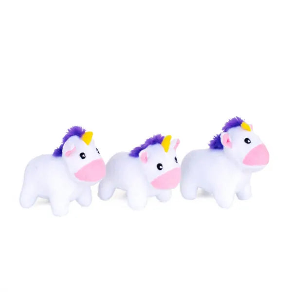Unicorns in a Rainbow Burrow Toy by Zippy Paws