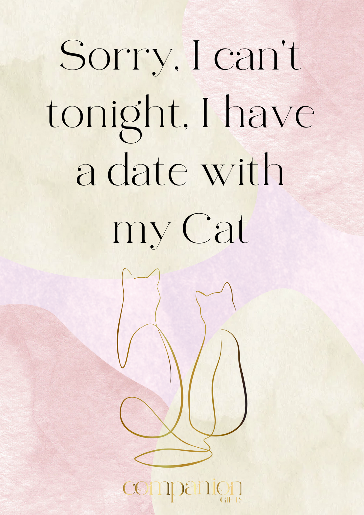 Cat Date Gift Card