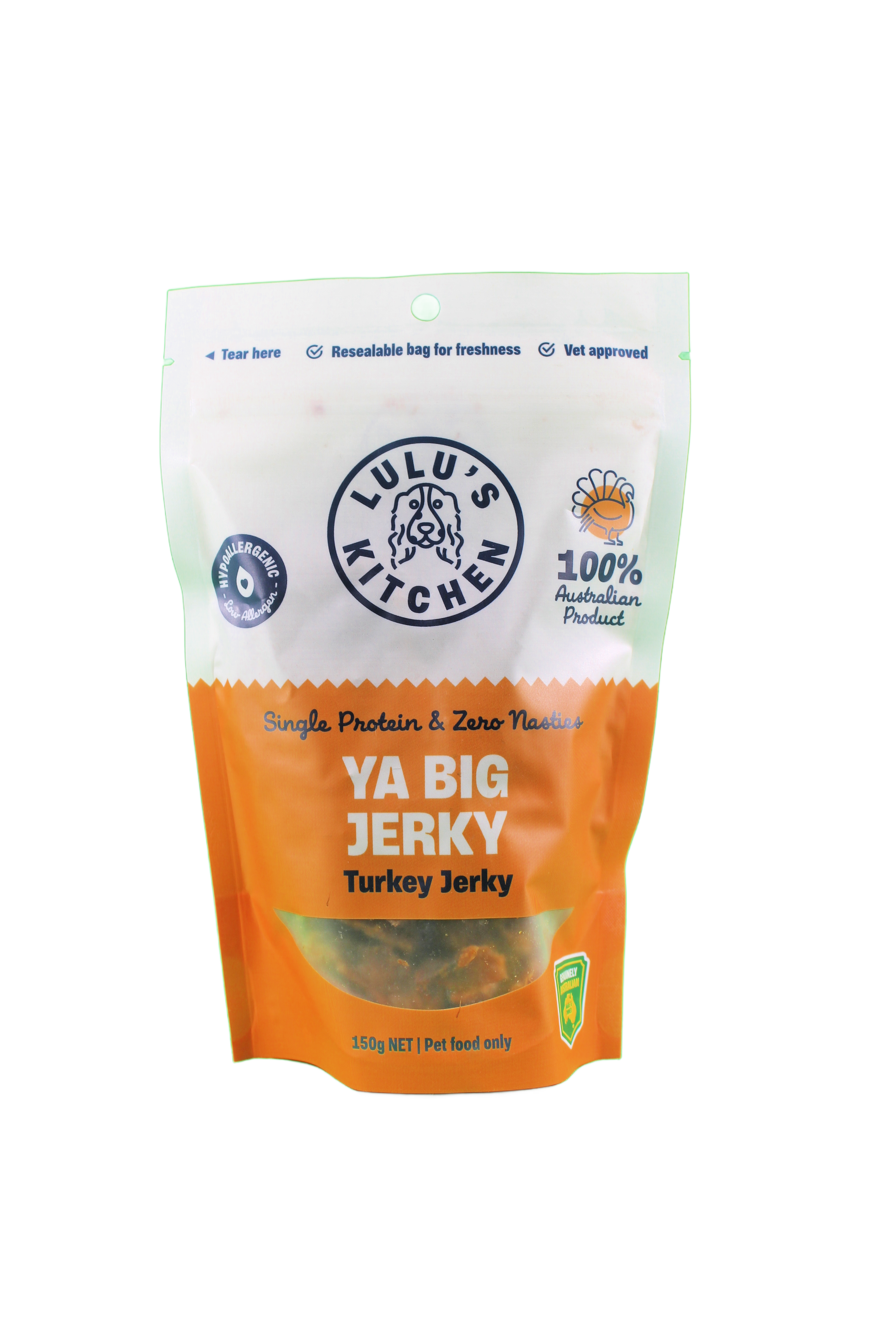 Lulus Kitchen Turkey Jerky Dog Treats