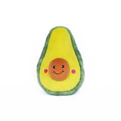 Jumbo Avocado Squeaky Dog Toy - Interactive squeaker toy for dogs.