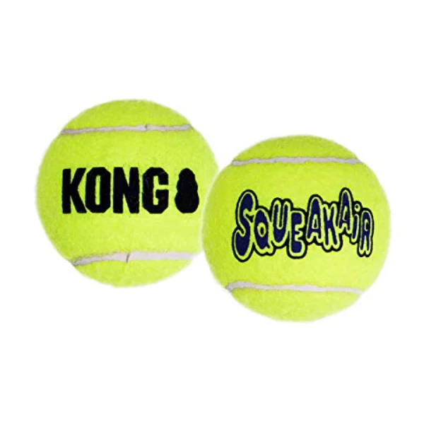 KONG Small Dog Toys - Durable squeaker balls perfect for interactive fetch games