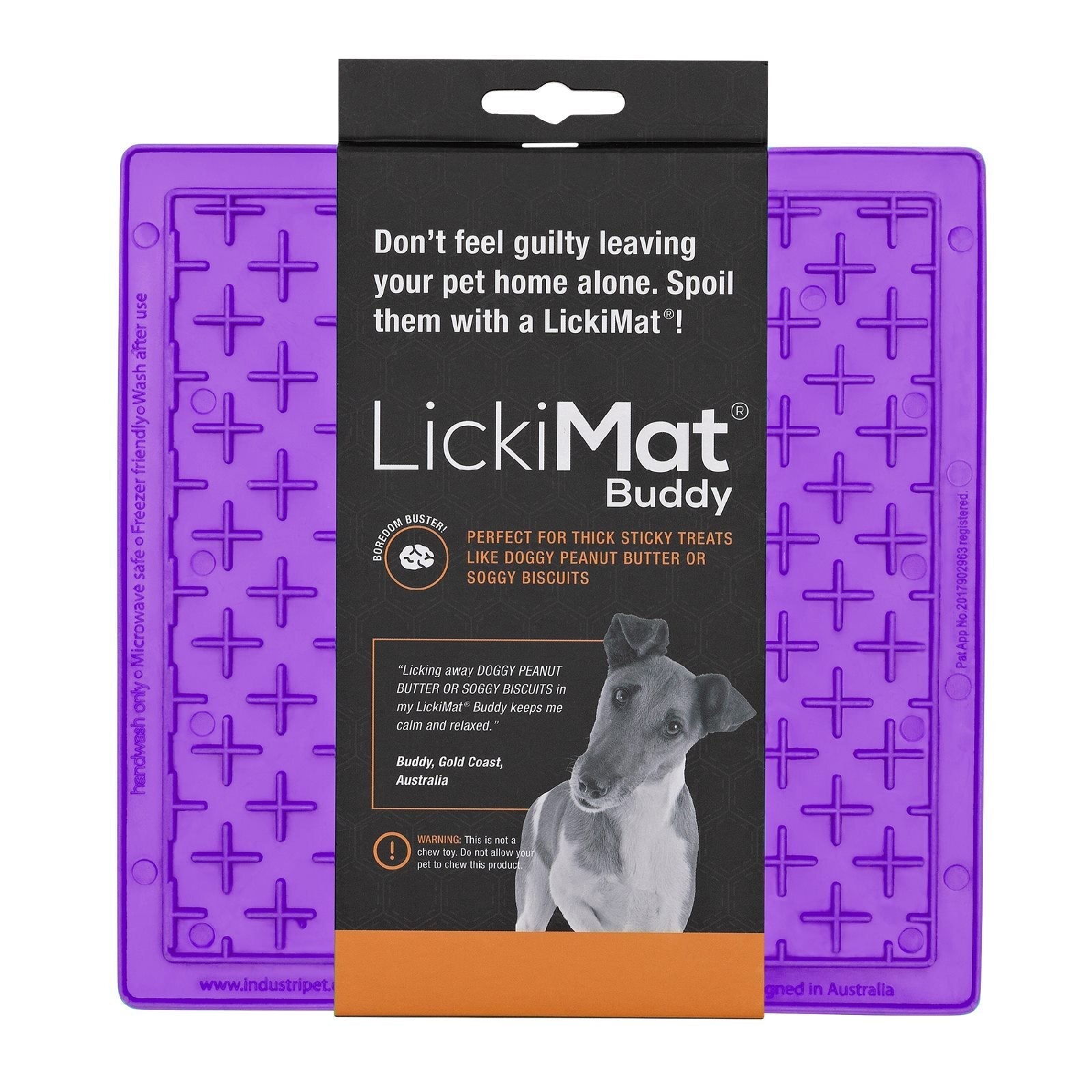 Lick mat for dogs - Interactive dog toy for stress relief and dental health