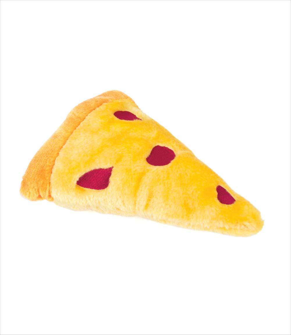 Zippy Paws Pizza Slice Dog Toy in Packaging